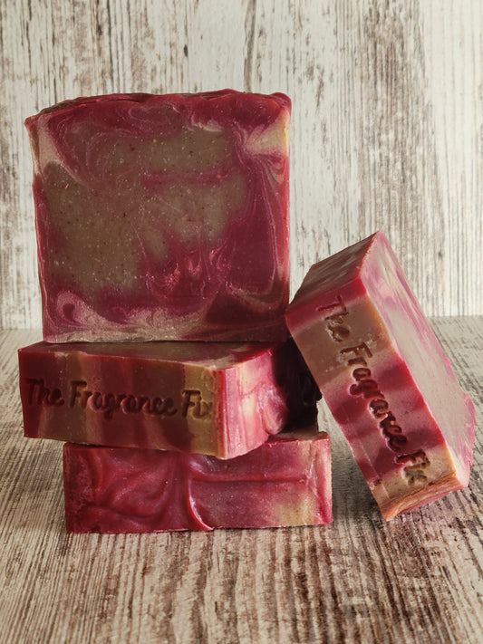 Artisan Soap - Red, White & Berry