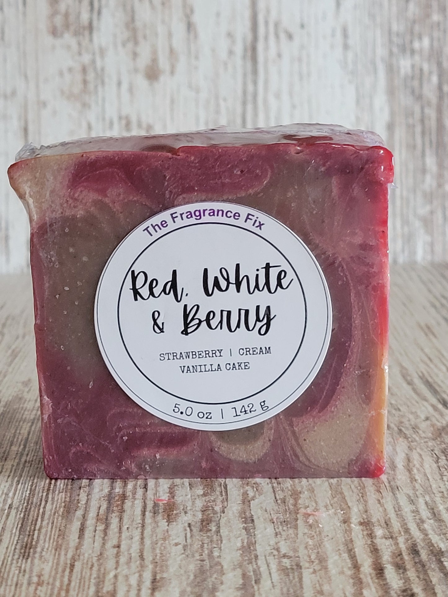 Artisan Soap - Red, White & Berry